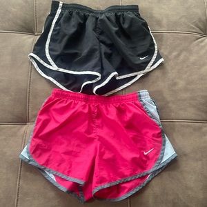 Girls Nike Dri-Fit Running Shorts - Size Medium. Lot of 2
